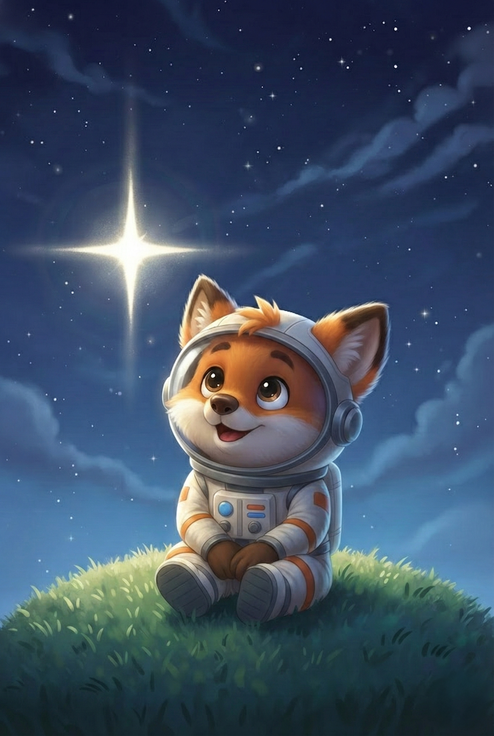 Nyo regarde les étoiles