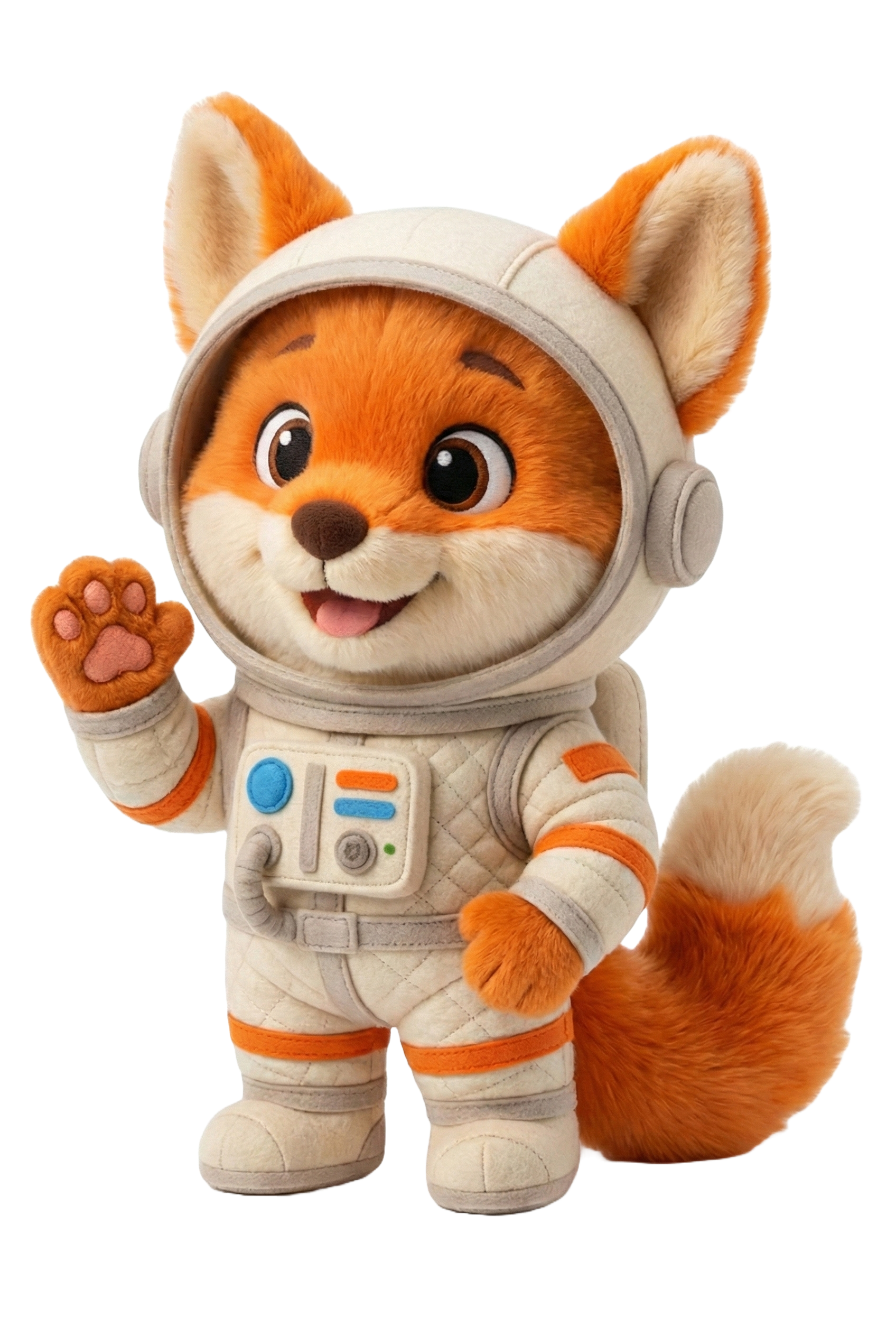 Nyo - Peluche Renard Astronaute PokoPlush